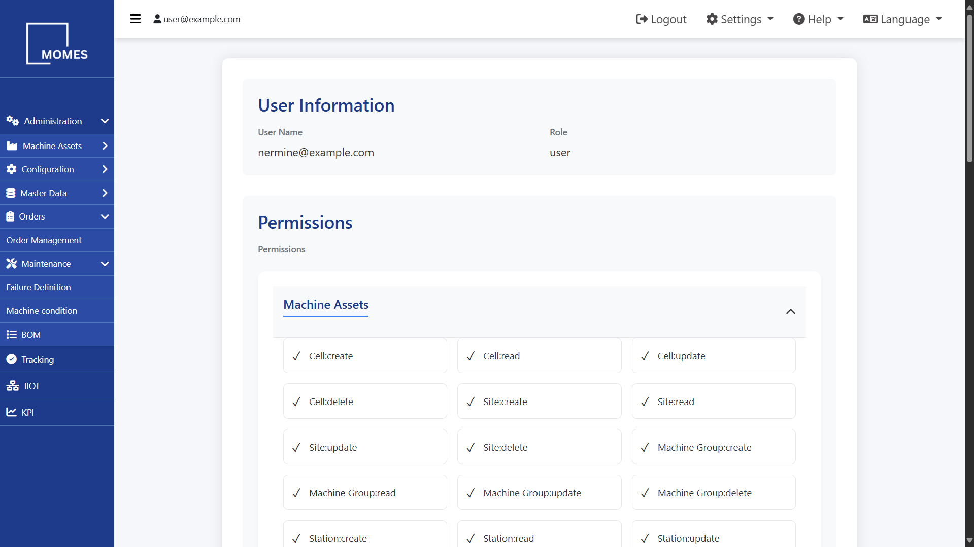 User Profile