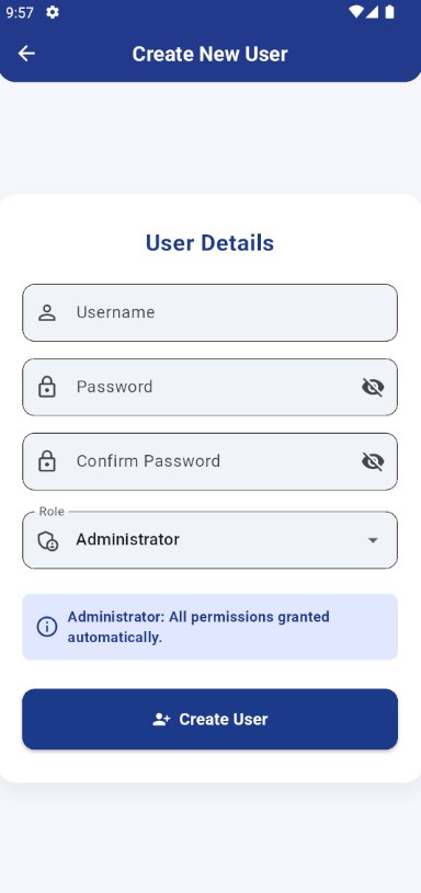 Create User 1