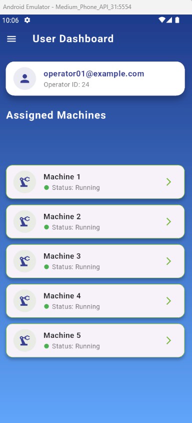 Operator Dashboard