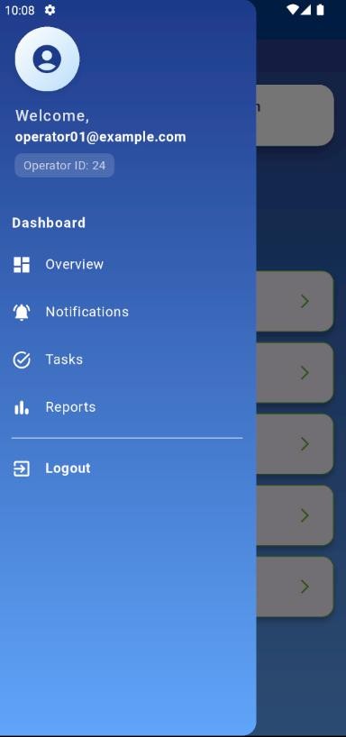 Operator Sidebar