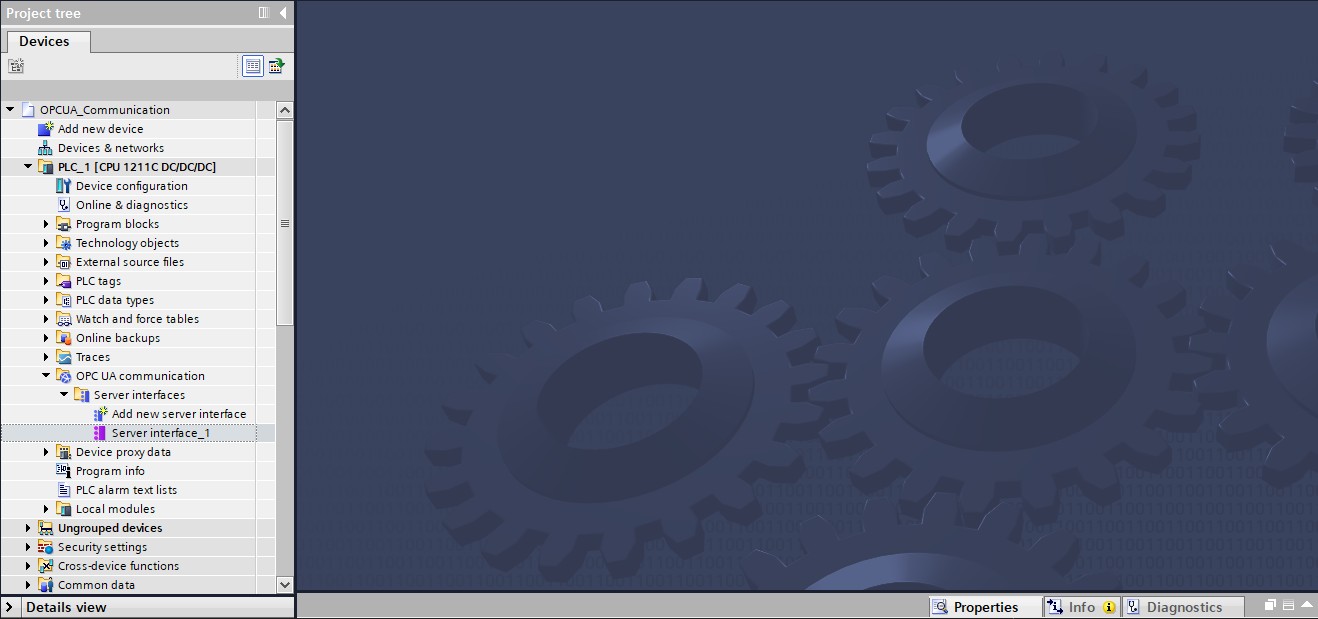 Creating OPC UA Server Interface